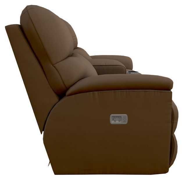 La-Z-Boy® Trouper Canyon Power Reclining Loveseat with Console, Headrest, and Lumbar-2