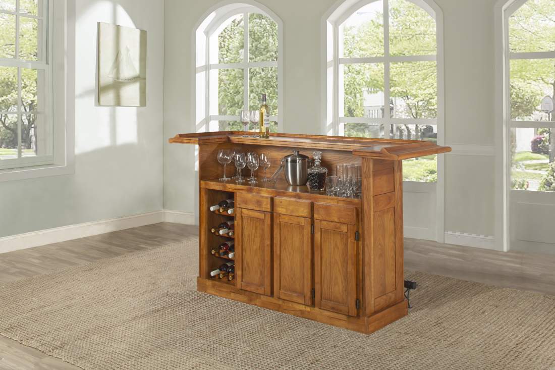 Hillsdale Classic Large Home Bar HH2 Home Classic Cherry Large Bar