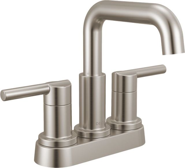Delta Nicoli® Stainless 7" 2-Handle Centerset Bathroom Faucet-0