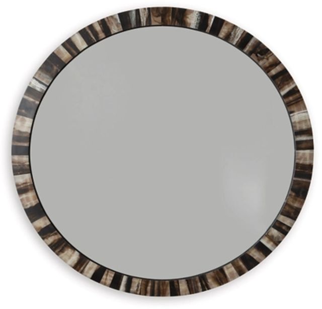 Signature Design by Ashley® Ellford Black/Brown/Cream Accent Mirror-1