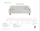 Van Gogh Designs Helsinki Eden Lace Fabric Loveseat-3