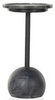 Four Hands Viola Black Marble Accent Table-0