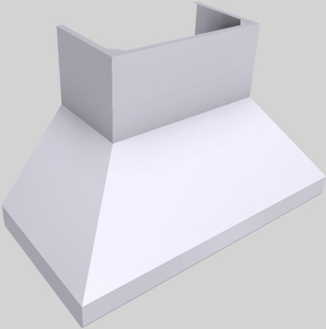 Vent-A-Hood® 48" White Wall Mounted Range Hood-1