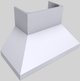 Vent-A-Hood® 48" White Wall Mounted Range Hood-1