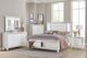 Homelegance® Tamsin White Metallic Nightstand-1