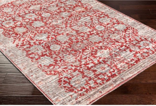 Surya Nolita Red/Taupe 4'x6' Area Rug-4