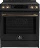 FORNO® Donatello 30" Black Pro Style Induction Range-0