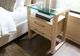 Hooker® Furniture Banyon Bay Glass Top Nightstand with Desert Oak Base-1