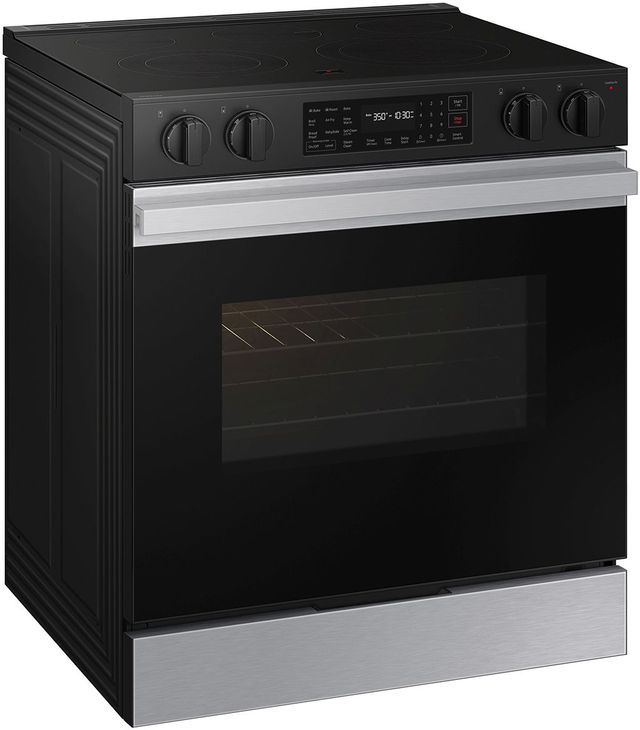 Samsung Bespoke 30" Stainless Steel Slide-In Electric Range-2