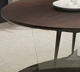 Natuzzi Editions Gira Brown Ash Small Round Dining Table-1