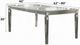ACME Furniture Kacela Mirrored Dining Table with Champagne Frame-2