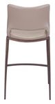 Zuo® Ace Gray and Walnut Set of 2 Counter Chairs-4