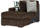 Signature Design by Ashley® Midnight-Madness 3-Piece Chocolate Left Arm Facing Sectional with Chaise-1