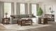 Jofran Inc. Painted Canyon Brown Box Coffee Table-1