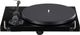 Music Hall Piano Black 2-Speed Belt Driven Turntable-1