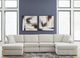 Signature Design by Ashley® Modmax 4-Piece Oyster U-Shape Sectional and Double Chaise-4