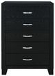 Global Furniture USA Reid 5-Piece Black Queen Bedroom Set with LED -4