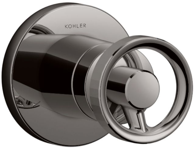 KOHLER® Components® MasterShower® Vibrant Titanium Transfer Valve Trim with Industrial Handle-0