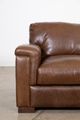 Soft Line Dallas Chestnut All Leather Loveseat-2