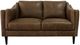 Luke Home Ava Bomber Tan Loveseat-0