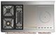 Ilve® Majestic III 48" Stainless Steel Pro Style Dual Fuel Liquid Propane Range with Solid Door and Copper Trim-2