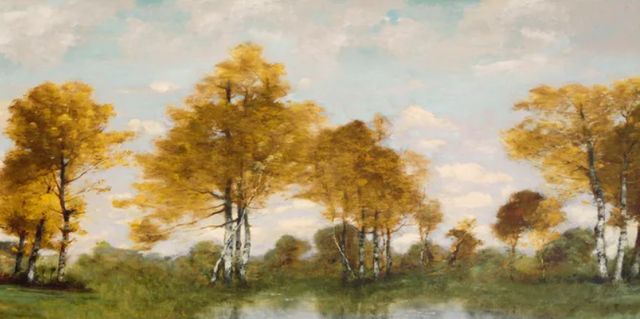Stylecraft Golden Tree Pond lV Wall Art-1