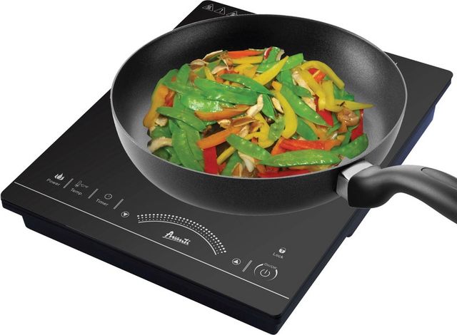 Avanti® 12" Black Portable Induction Cooktop-1