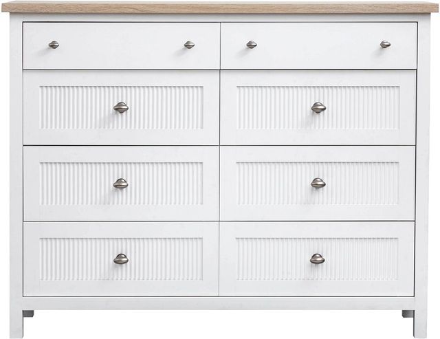 Magnussen Home® Windmill Harbour Sand/White Whisp Chest-Dresser-2