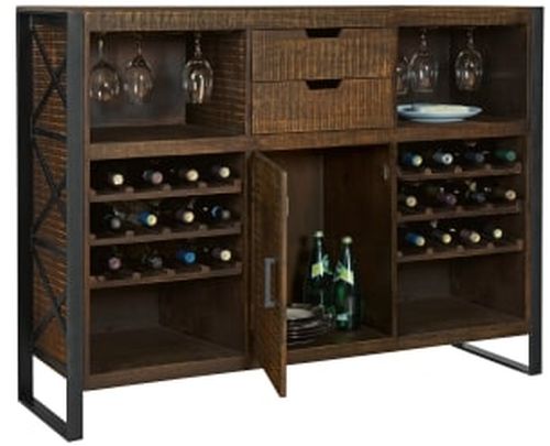 Howard Miller® Garrison Dark Brown Wine Bar