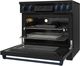 Thor Kitchen® Gordon Ramsay Collection 36" Black Pro Style Induction Range with Tilt Panel Touch Control and Blue Trim-4