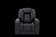 iPowr Black Leather Zero Gravity Triple Power Recliner with Lumbar Massage and Immersive Audio-1