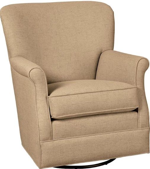 Craftmaster® Customizable Craftmaster Essentials Curved Back Swivel Glider Chair-3