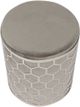 TOV Furniture Aubrey Grey Ottoman-1