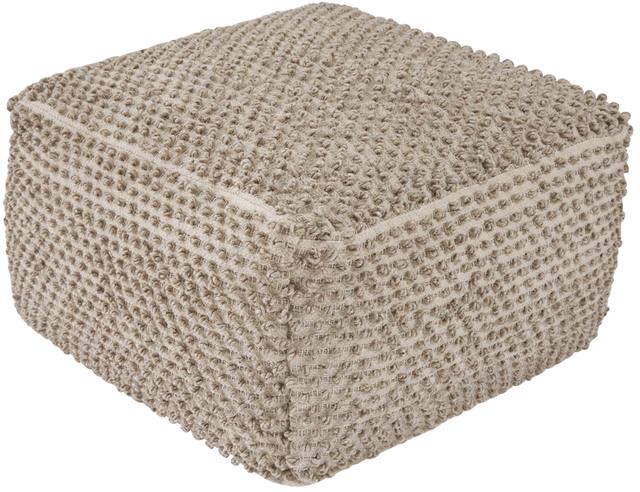 Signature Design by Ashley® Hedy Natural/Ivory Pouf-0