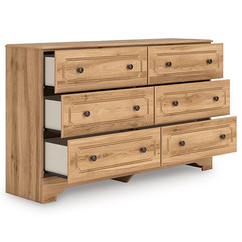 Signature Design by Ashley® Aleaport Warm Brown Dresser-4