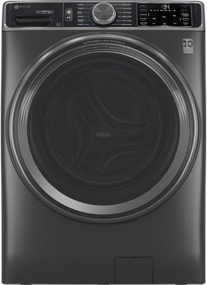GE Profile™ 5.5 Cu Ft. Caron Graphite Front Load Washer