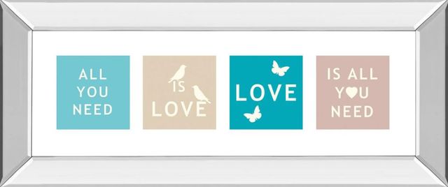 Classy Art Words of Kindness II by The Vintage Collection Mirror Framed Wall Art-0