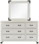 Magnussen Home® Harper Springs Silo White Dresser and Mirror-1