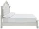 Benchcraft® Montelaine Antique White California King Upholstered Panel Bed-2