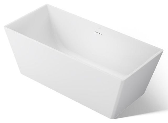 KOHLER® Evok™ White 66" x 30" Freestanding Bath-0