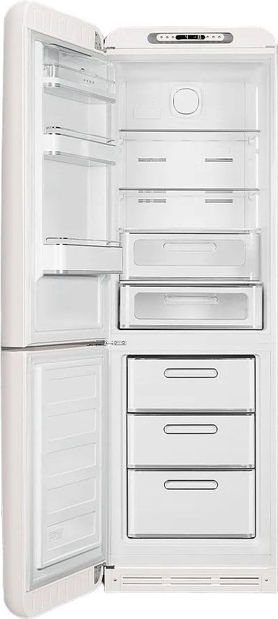 Smeg 50's Retro Style Aesthetic 11.7 Cu. Ft. White Bottom Freezer Refrigerator-1