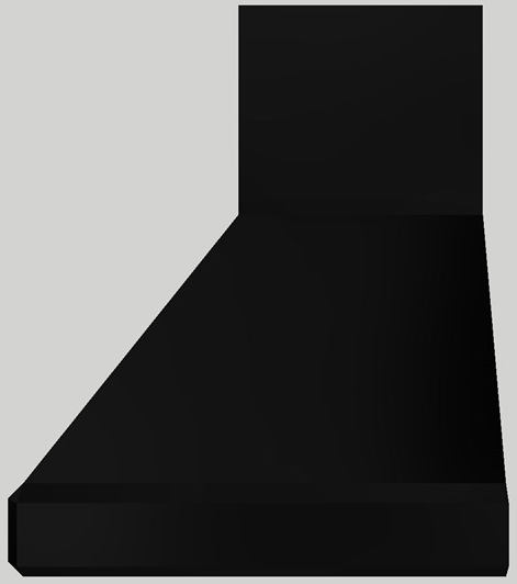Vent-A-Hood® 42" Black Wall Hood-2