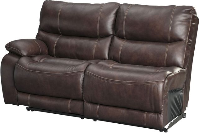 Signature Design by Ashley® Muirfield 3-Piece Mahogany Power Reclining Sectional-2