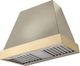 AGA Euclid 36" Fawn Wall Mounted Range Hood  with Polished Brass Trim-0