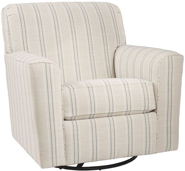 Signature Design by Ashley® Alandari Gray Swivel Glider Accent Chair-0