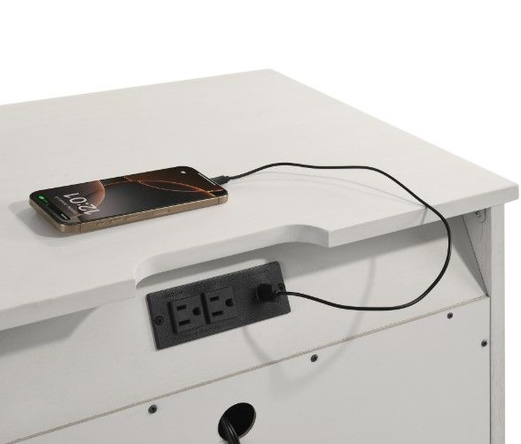 Intercon Andover White Nightstand-4