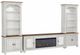 Legends Home Americana Whiskey/White Bookcase Pier-4