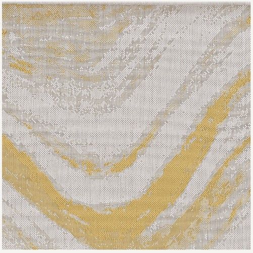 KAS Rugs Provo Ivory/Gold Strokes 5'x8' Area Rug-2