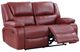 Coaster® Camila Red Manual Reclining Loveseat-1