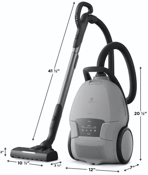 Electrolux® Ultimate800™ Urban Gray Bagged Canister Vacuum-2